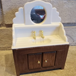 MSR Imports Bathroom Sink Commode Mini Furniture for Doll House