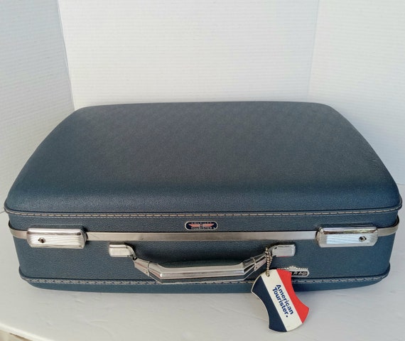 American Tourister Tiara Suitcase, Vintage Blue T… - image 3