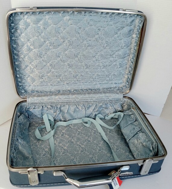 American Tourister Tiara Suitcase, Vintage Blue T… - image 4