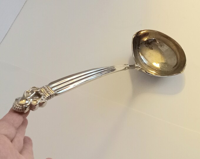 Godinger Baroque Silverplate Punch Ladle 13 Etsy