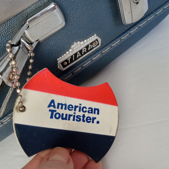 American Tourister Tiara Suitcase, Vintage Blue T… - image 9