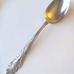 Antique Silver Plate Serving Spoon: Rogers & Hamilton Raphael Pattern