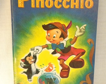 Walt Disney's Pinocchio A Big Golden Book 1953