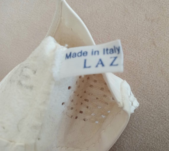 Vintage Lazarus Italy Winter White Kid Leather Gl… - image 5