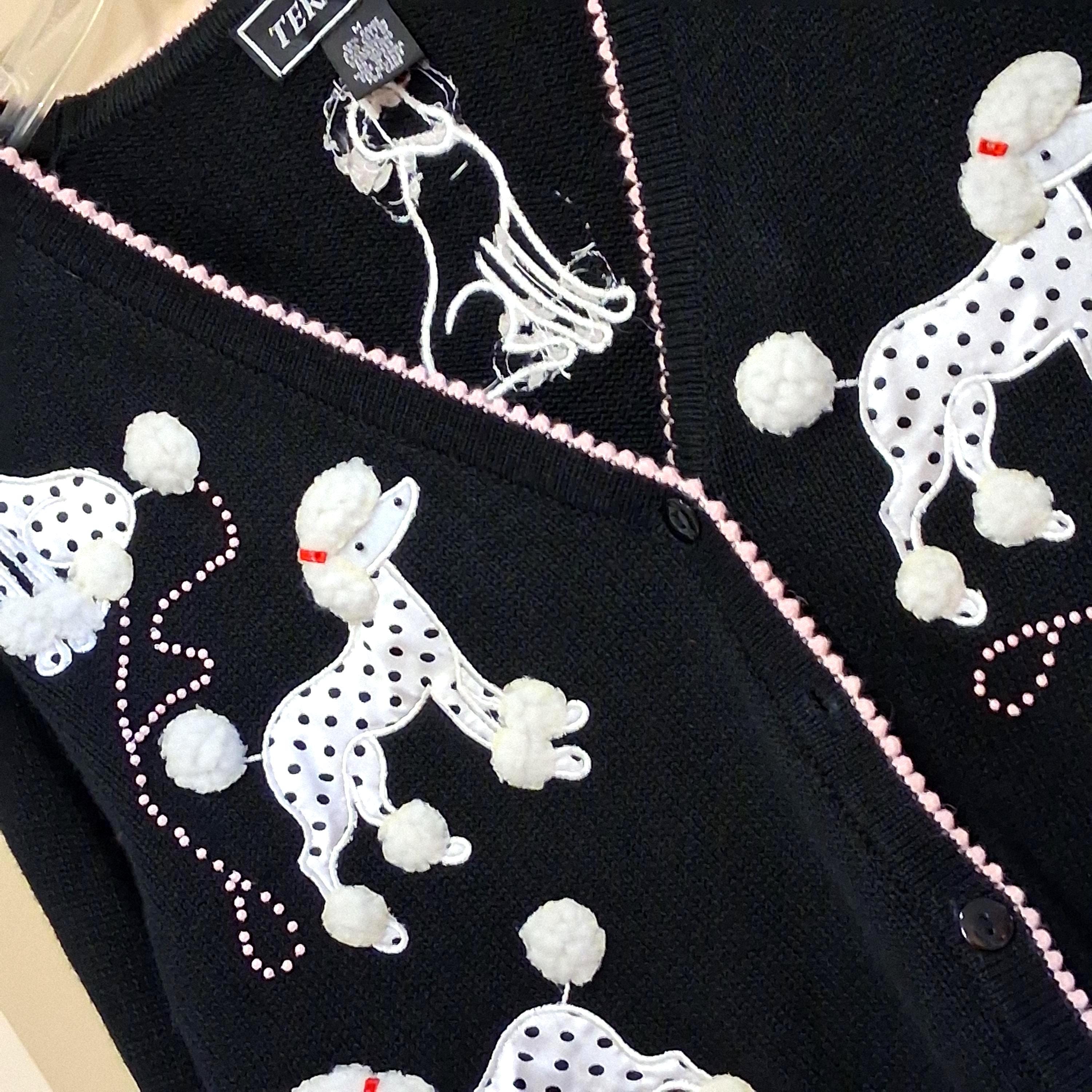 Poodle Cardigan - Etsy