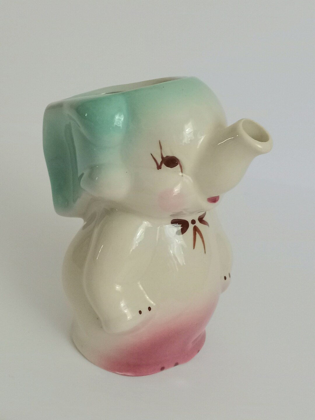 Vintage Elephant Creamer Pitcher Milk Pitcher Shabby Chic Kitchen Decor