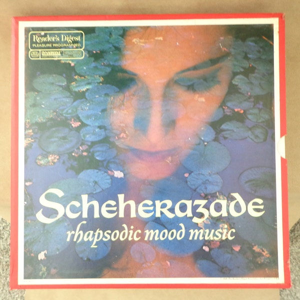 Vintage Scheherazade Rhapsodic Mood Music Readers Digest Record Album Set 10 Record Set Romantic Music, Soothing Music Nature