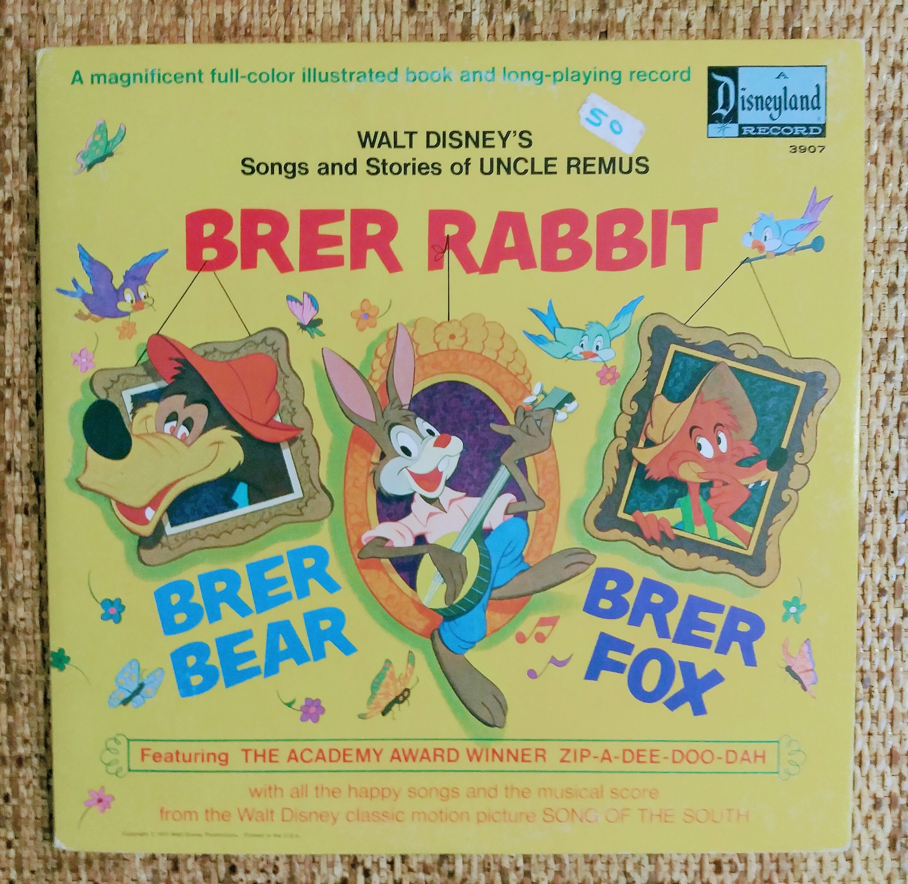Vintage 1970 Brer Rabbit Vinyl LP Record Album with Full Color | Etsy
