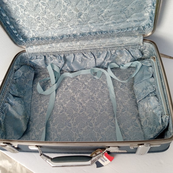 American Tourister Tiara Suitcase, Vintage Blue T… - image 7