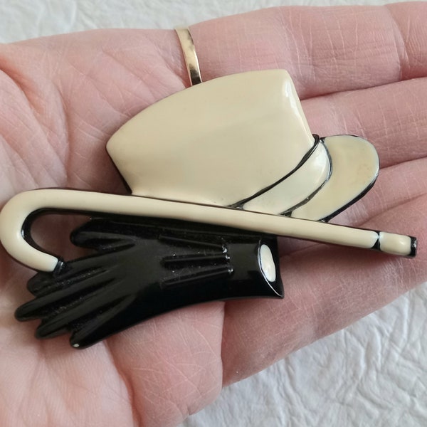 Top Hat Cane Gloves Etsy