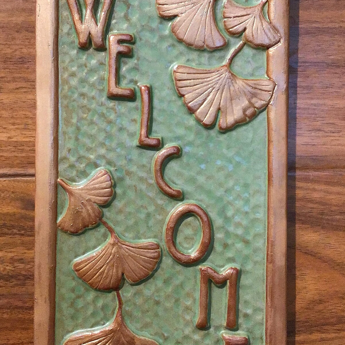 Welcome Sign Gingko (Handmade)