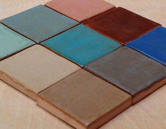 Craftsman Glaze Samples For 6 Inch Accent Tiles Bungalow Etsy