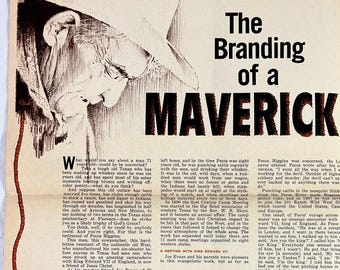 Cowboy Poet Pecos Higgins in Decision Magazine Nov 1962 Interview and Richard Nixon Article