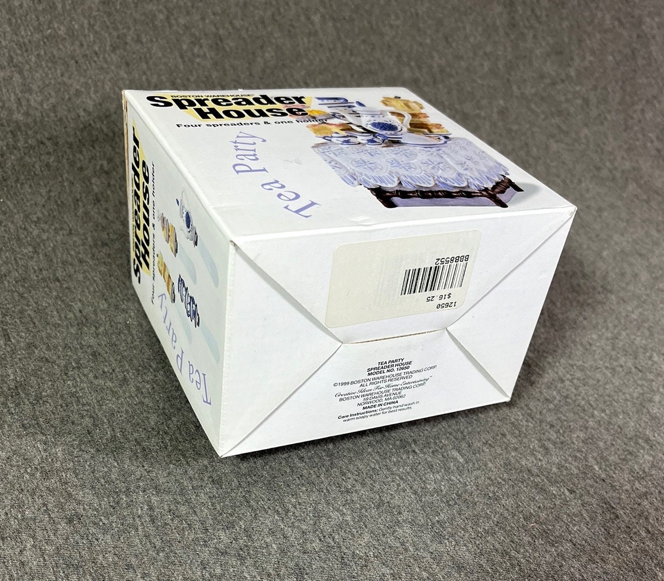 New Set of 4 Spreaders W/holder House Tea Party by Boston Warehouse ...