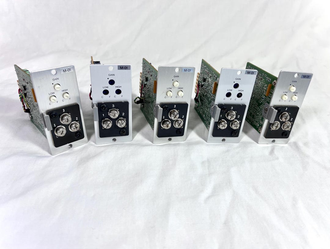 5 TOA Mic Preamp Modules M-01 for 900 Series Audio Amps - Etsy