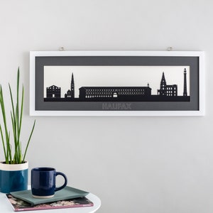 Halifax Skyline Silhouette Papercut Art