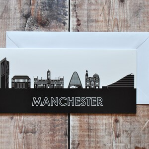 Manchester Skyline Greetings Card