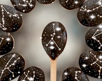 Cancer accent spoon, Constellation spoon, zodiac, kitchen accent, Ready To Ship