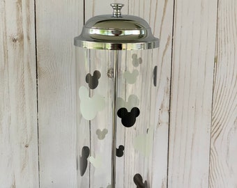 Mickey Straw Dispenser Pencil Holder, Custom Disney Straw Dispenser, Kitchen Decor, Pencil Dispenser, Disney Desk Organizer, Mickey Decor
