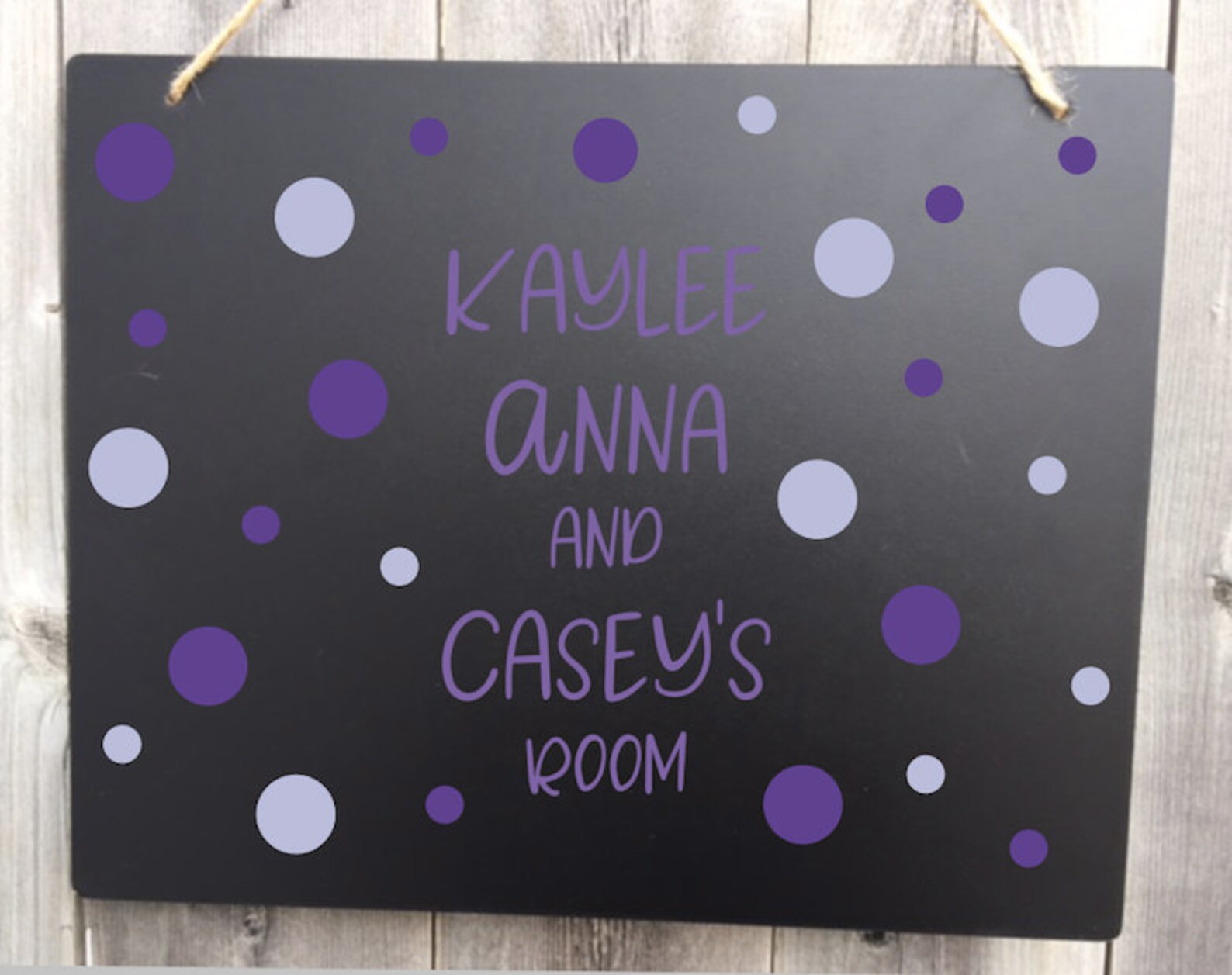 Dorm Room Name Sign Polka Dots Roommates Name Sign Room Name Etsy