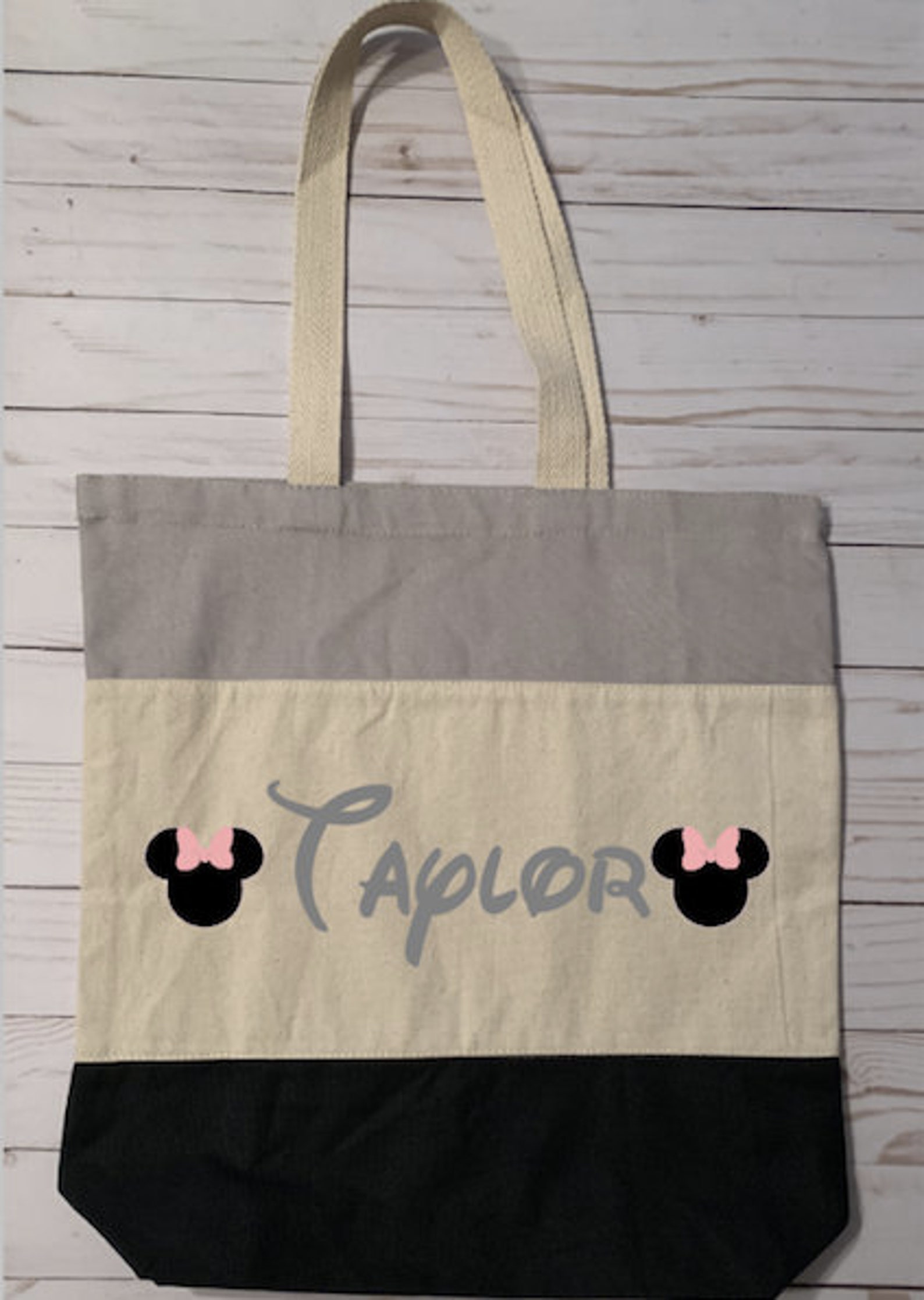 Disney Tote Personalized Tote Kids Disney Bag Disney Bag  Etsy