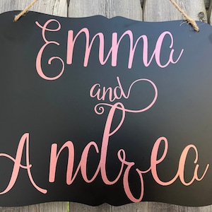 Dorm Room Name Sign, Roomates Name Sign, College Dorm, Suite Mates Sign, Personalized Dorm Room Sign, Girls Room Name Sign, Chalkboard Sign