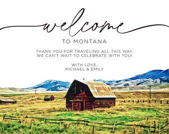 20 Welcome Stickers (Montana) - Tara Roberts