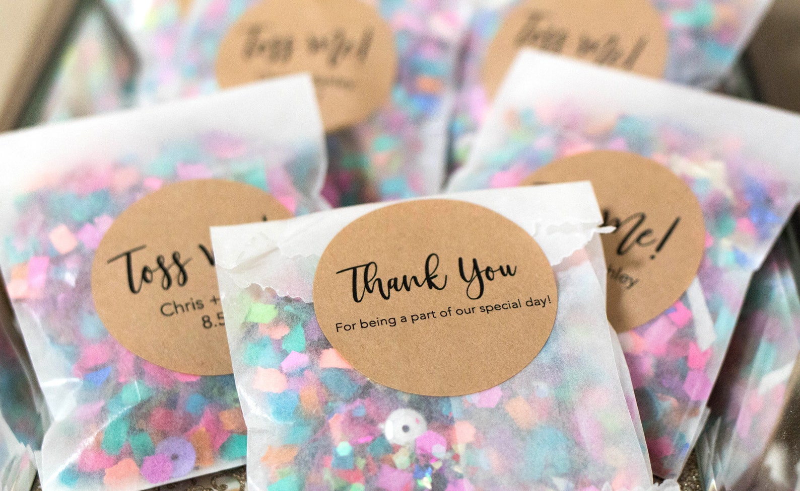 Wedding Confetti Wedding Confetti Bags Confetti Toss Etsy