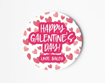 Galentine's Day Stickers: Party Favor Labels, 2" Round (Set of 20)