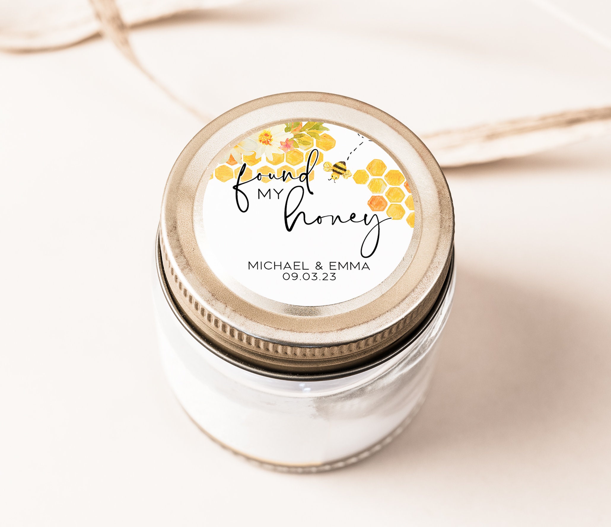Mini honey jars 1 DOZEN - TruBee Honey