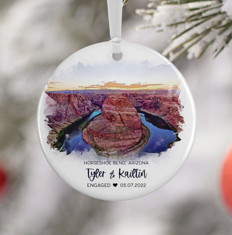 Horseshoe Bend Ornament Page Arizona National Park Etsy