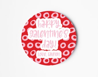 Galentine's Day Stickers: Party Favor Labels, 2" Round (Set of 20)