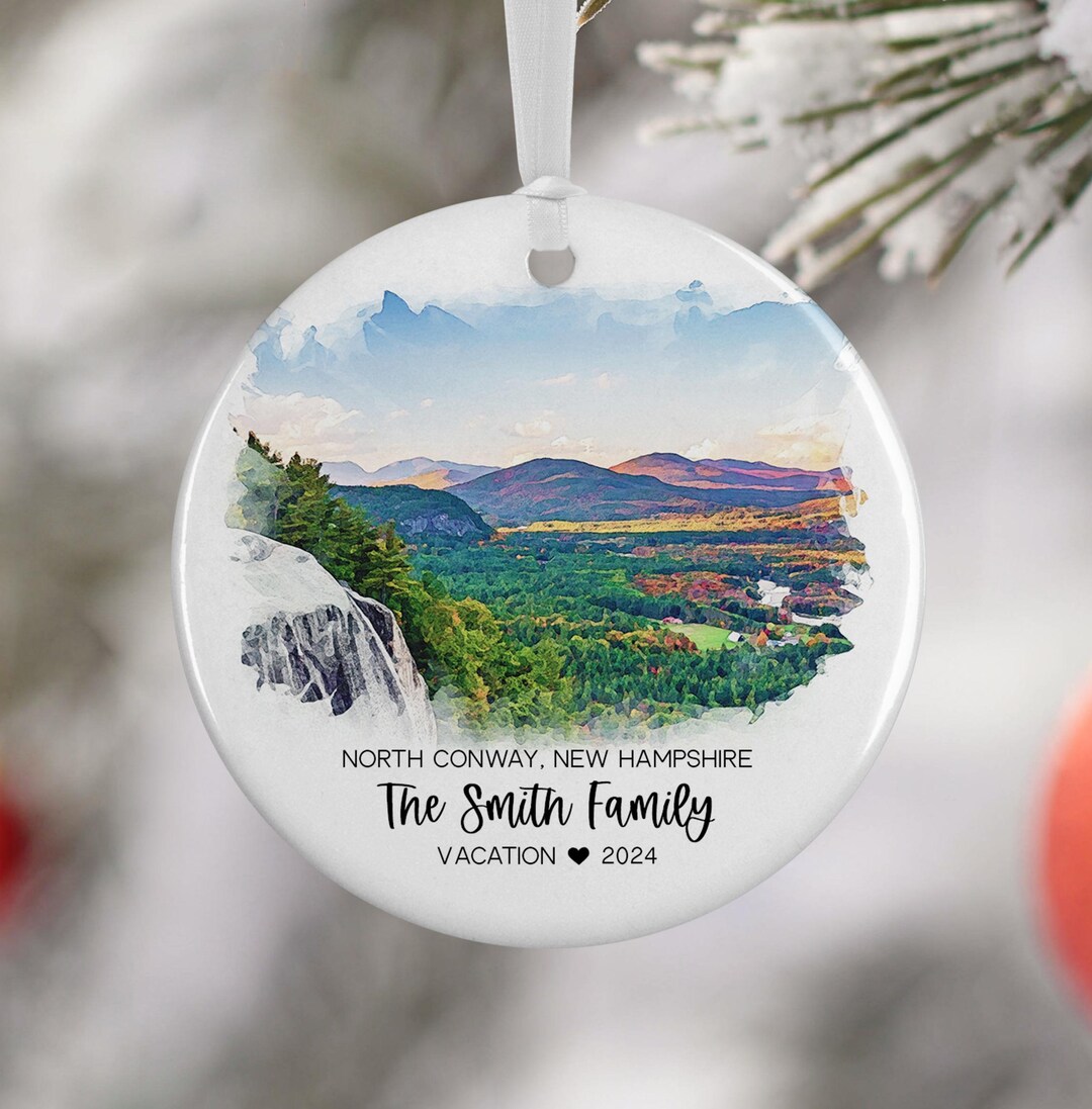 North Conway New Hampshire Ornament, North Conway Vacation, Engaged