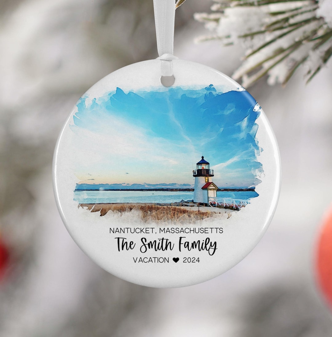 Nantucket Lightship Ornament
