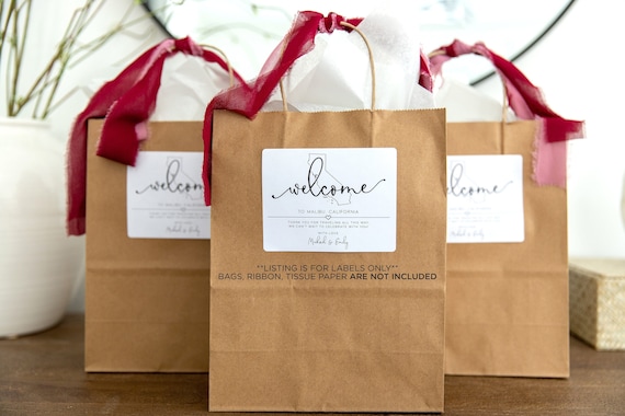 PRINTABLE Wedding Hotel Welcome Bag Note With Swashes - Etsy | Hotel  welcome bags, Wedding hotel gifts, Wedding welcome bags