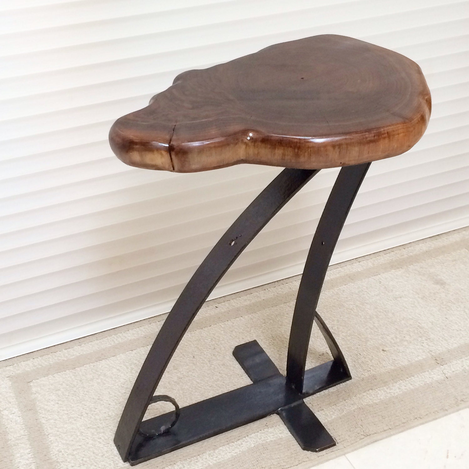 Urban Industrial Side Table, Accent Table Etsy