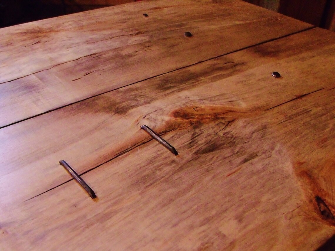 Reclaimed Hemlock Coffee or Lounge Table Made From Barn Wood and Hand