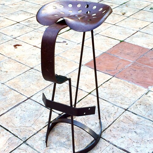 Tractorseat Bar Stool Etsy