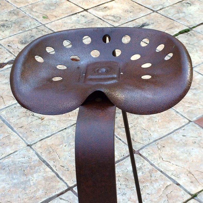 Vintage Tractorseat Director's Chair, Bar Stool Etsy