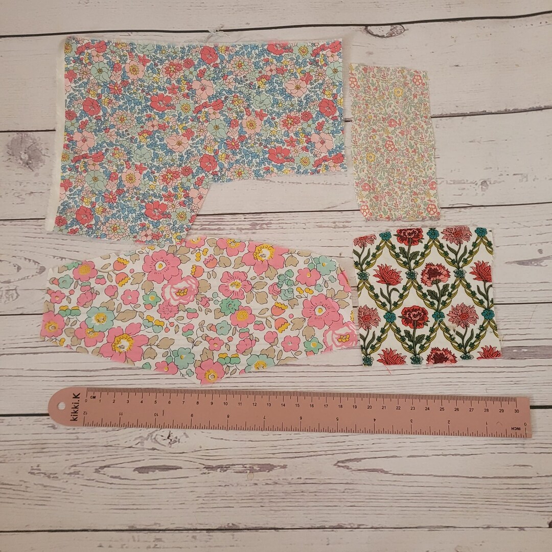 Liberty Fabric Scrap Pack Etsy