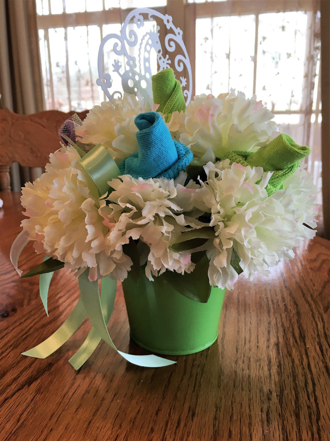 baby sock bouquet