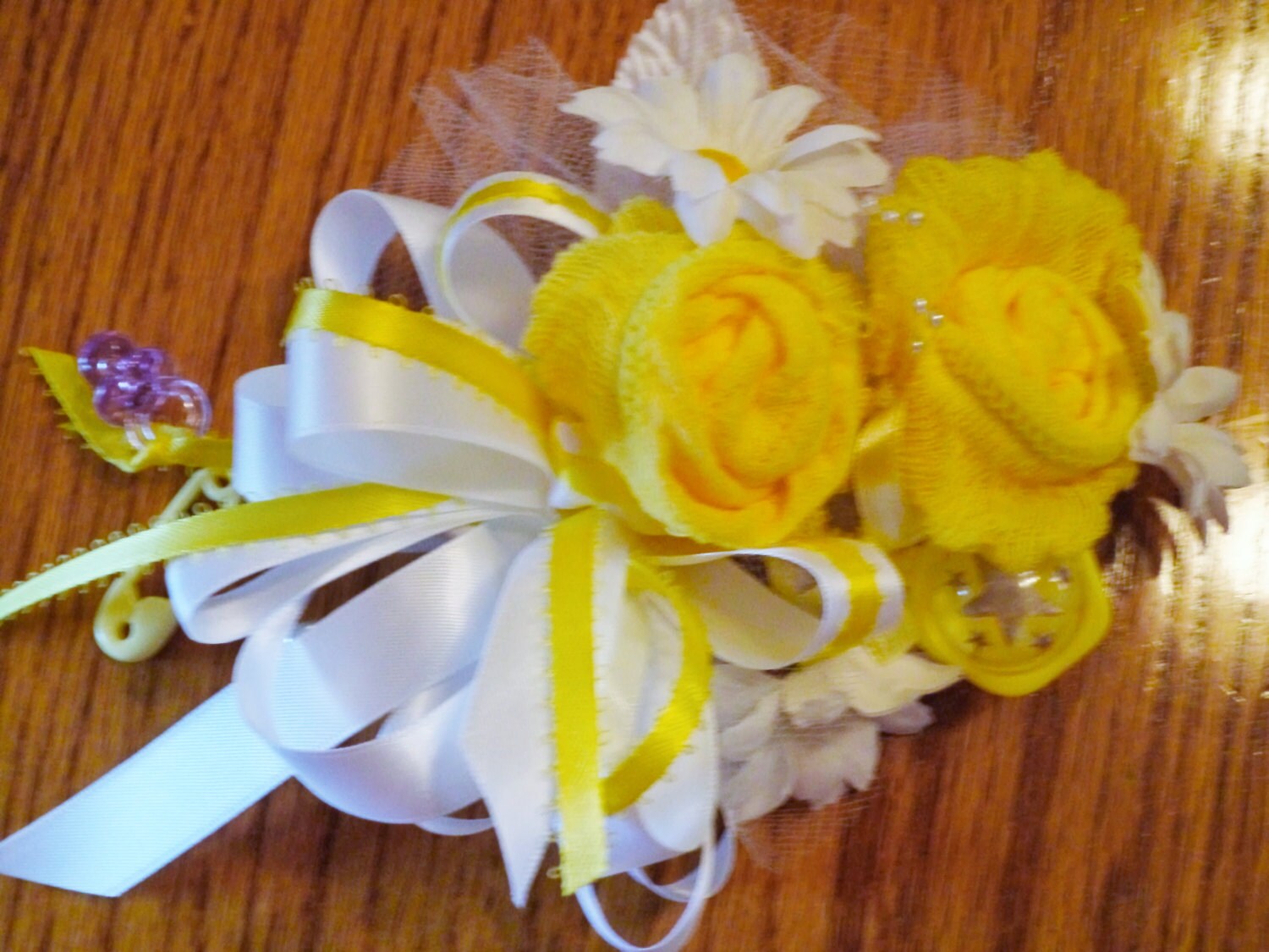 Baby Sock Baby Shower Corsages Handmade Baby Sock Shower