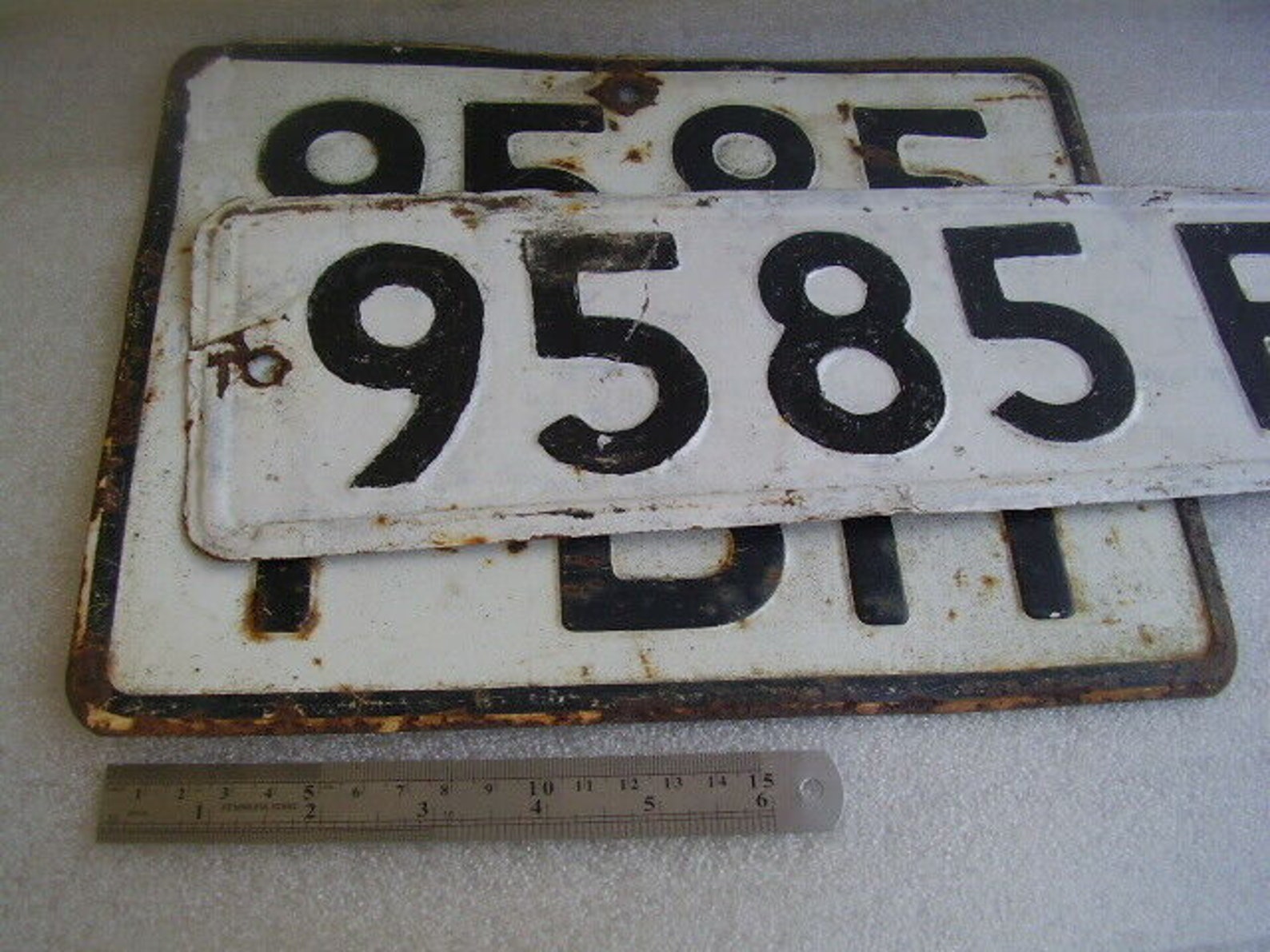 Vintage Russian Soviet License Plates set 19601980 USSR Etsy