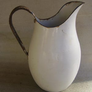WWI Austro-Hungarian enameled Pitcher