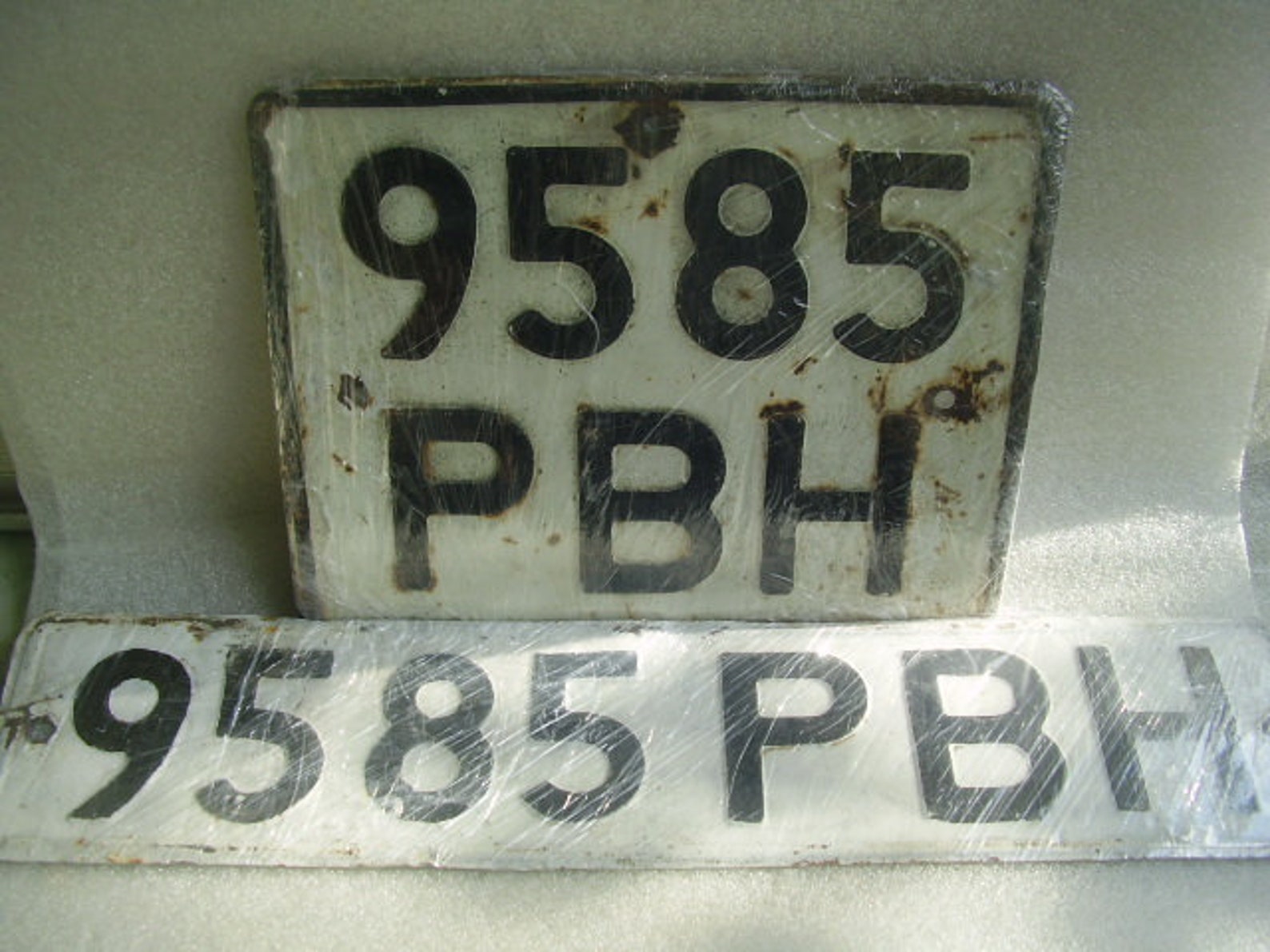 Vintage Russian Soviet License Plates set 19601980 USSR Etsy