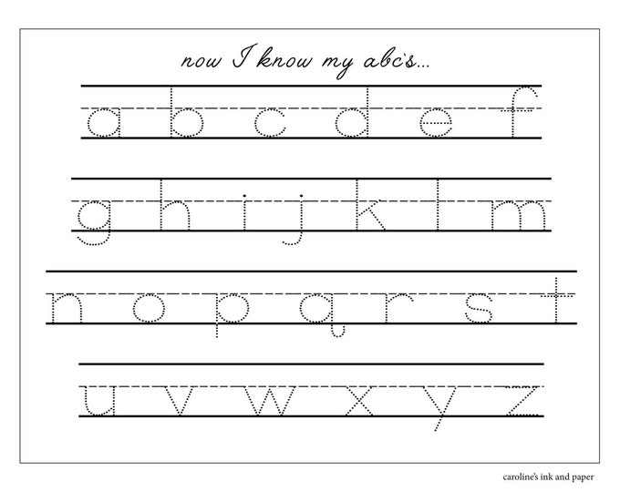 Abc Lowercase Help Your Child/preschooler Learn Their Alphabets INSTANT