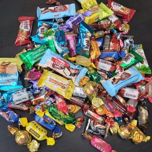Assorted Eastern European Candy Mix, 60 pcs