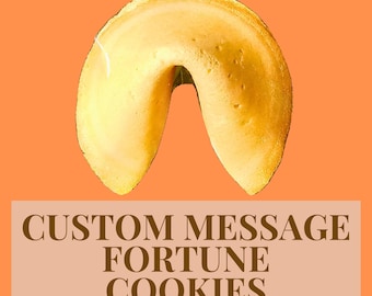 Custom Message Fortune Cookies: Personalized Vegan Treat