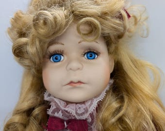 Vintage Porcelain Doll