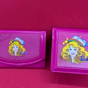 1982 Mattel Barbie Geldbörse und Taschenspiegel
